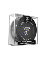 St. Louis Blues NHL Hockey Official Game Puck IN CUBE