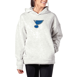 St. Louis Blues NHL Kadi Hoodie with Zipper Pockets Heather Grey XS