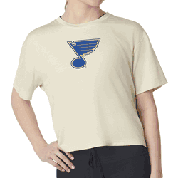 St. Louis Blues NHL Kadi Turnout Tee Bone XS