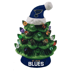 St. Louis Blues Ornament Christmas Tree LED 4 Inch