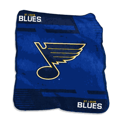 St. Louis Blues Raschel Double Stripe Throw