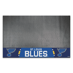 St. Louis Blues Vinyl Grill Mat - 26in. x 42in.