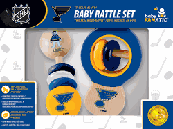 St. Louis Blues Wood Rattle Set