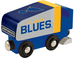 St. Louis Blues Wood Train Engine