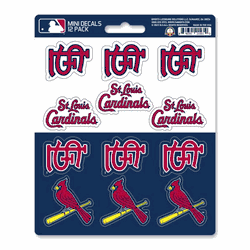 St. Louis Cardinals 12 Count Mini Decal Sticker Pack