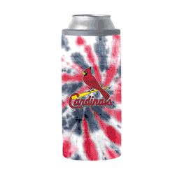 St Louis Cardinals 12oz Tie Dye Slim Can Coolie