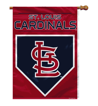 St. Louis Cardinals 2-Sided 28 X 40 House Banner