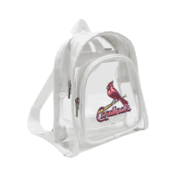 St. Louis Cardinals 3D Logo Clear Mini Backpack