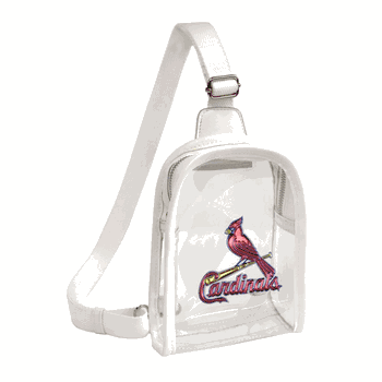 St. Louis Cardinals 3D Logo Clear Mini Sling