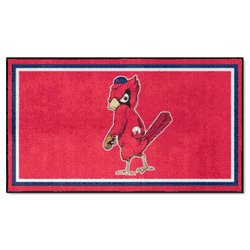 St. Louis Cardinals 3ft. x 5ft. Plush Area Rug - Retro Collection