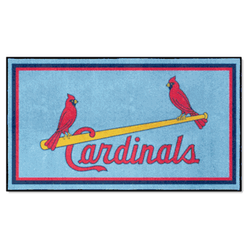 St. Louis Cardinals 3ft. x 5ft. Plush Area Rug - Retro Collection