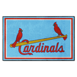 St. Louis Cardinals 4ft. x 6ft. Plush Area Rug