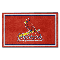 St. Louis Cardinals 4ft. x 6ft. Plush Area Rug