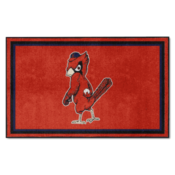 St. Louis Cardinals 4ft. x 6ft. Plush Area Rug