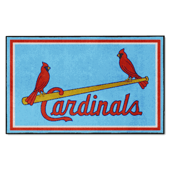 St. Louis Cardinals 4ft. x 6ft. Plush Area Rug