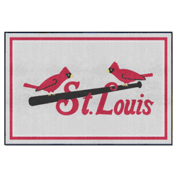 St. Louis Cardinals 5ft. x 8 ft. Plush Area Rug - Retro Collection
