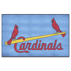 St. Louis Cardinals All-Star Rug - 34 in. x 42.5 in. - Retro Collection