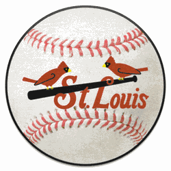 St. Louis Cardinals Baseball Rug - 27in. Diameter