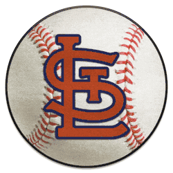 St. Louis Cardinals Baseball Rug - 27in. Diameter