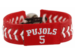 St. Louis Cardinals Bracelet Team Color Baseball Albert Pujols CO