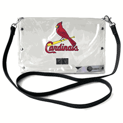 St. Louis Cardinals Clear Envelope Purse STRAP