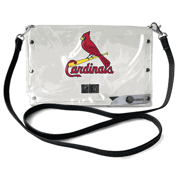 St. Louis Cardinals Clear Envelope Purse STRAP