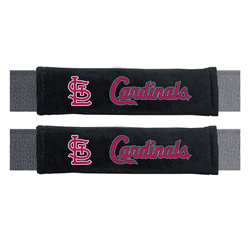 St. Louis Cardinals Embroidered Seatbelt Pad - 2 Pieces