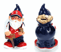 St. Louis Cardinals Garden Gnome - Coin Bank CO