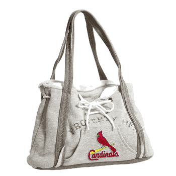 St. Louis Cardinals Hoodie Purse Grey