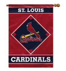 St. Louis Cardinals House Banner 28" x 40" 1- Sided