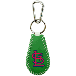 St. Louis Cardinals Keychain Baseball St. Patrick's Day CO