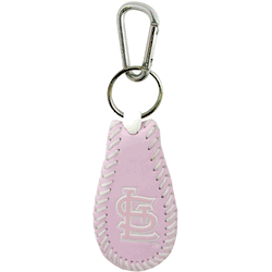 St. Louis Cardinals Keychain Classic Baseball Pink CO