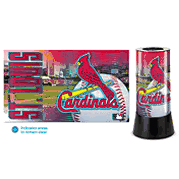 St. Louis Cardinals Lamp Rotating Desk Style