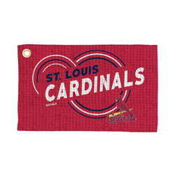 St. Louis Cardinals MLB Droplets Waffle Fan Towel 16x25 inches