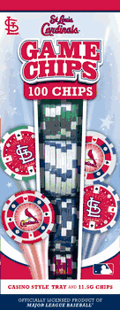 St. Louis Cardinals MLB Poker Chips 100pc