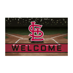 St. Louis Cardinals Rubber Door Mat - 18in. x 30in.