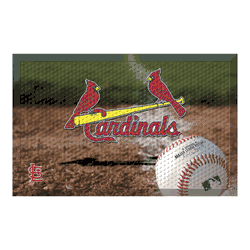 St. Louis Cardinals Rubber Scraper Door Mat
