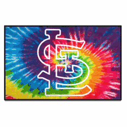St. Louis Cardinals Tie Dye Starter Mat Accent Rug - 19in. x 30in.