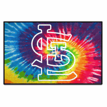 St. Louis Cardinals Tie Dye Starter Mat Accent Rug - 19in. x 30in.