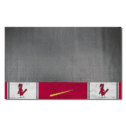 St. Louis Cardinals Vinyl Grill Mat - 26in. x 42in.
