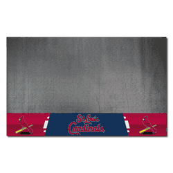 St. Louis Cardinals Vinyl Grill Mat - 26in. x 42in.