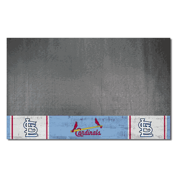 St. Louis Cardinals Vinyl Grill Mat - 26in. x 42in.