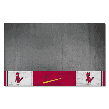St. Louis Cardinals Vinyl Grill Mat - 26in. x 42in.
