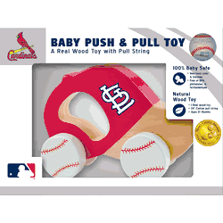 St. Louis Cardinals Wood Push & Pull Toy