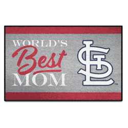 St. Louis Cardinals World's Best Mom Starter Mat Accent Rug - 19in. x 30in.