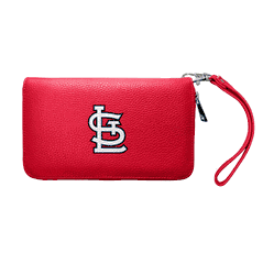 St. Louis Cardinals Zip Organizer Wallet Pebble Light Red