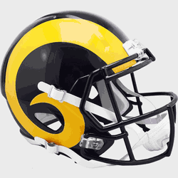 St. Louis Rams 1981 to 1999 Speed Replica Full Size Throwback Helmet