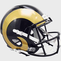 St. Louis Rams 2000 to 2016 Speed Replica Full Size Throwback Helmet