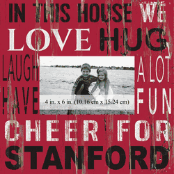 Stanford Cardinal 10x10 In This House Frame