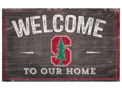 Stanford Cardinal 11X19 Welcome to Our Home Sign